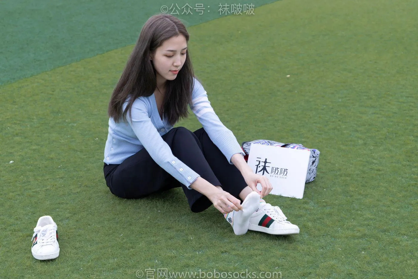 [BoBoSocks袜啵啵]NO.021 泡芙-板鞋、白棉袜、裸足 [131P]插图8